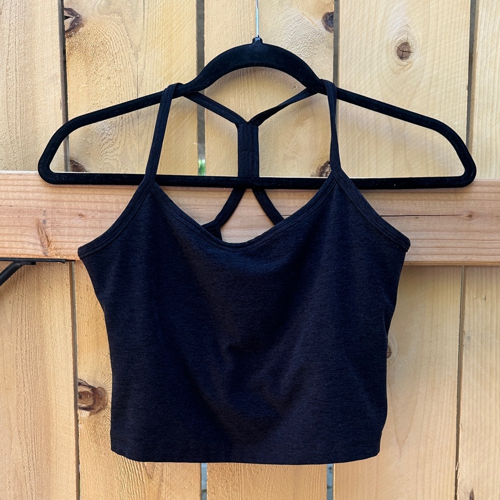 Spacedye Slim Racerback Cropped Tank